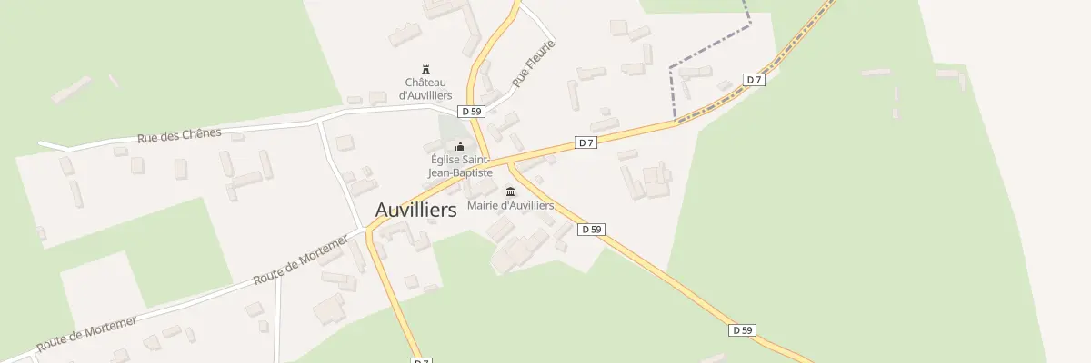 Plan du 5004 Le Bourg à Auvilliers
