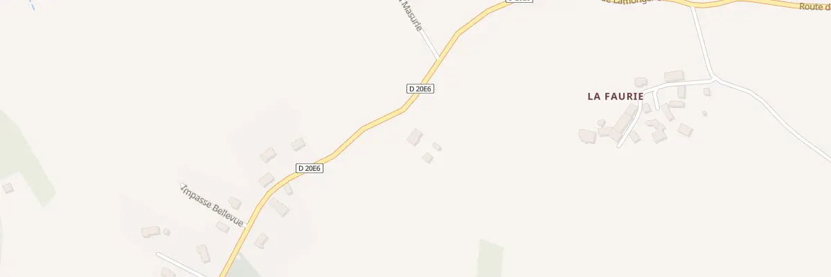 Plan du 5106 Au Bourg à Lamongerie