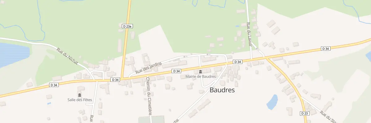 Plan du 12 Rue de la Mairie à Baudres