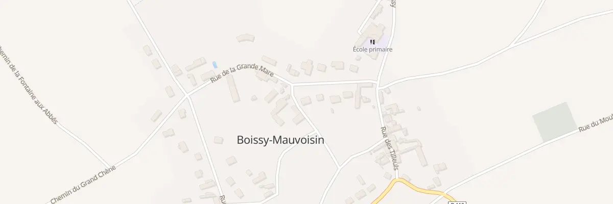 Plan du 8 Rue de la Grande Mare à Boissy-Mauvoisin