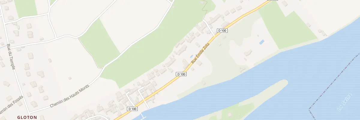 Plan du 93 Rue Emile Zola à Bennecourt
