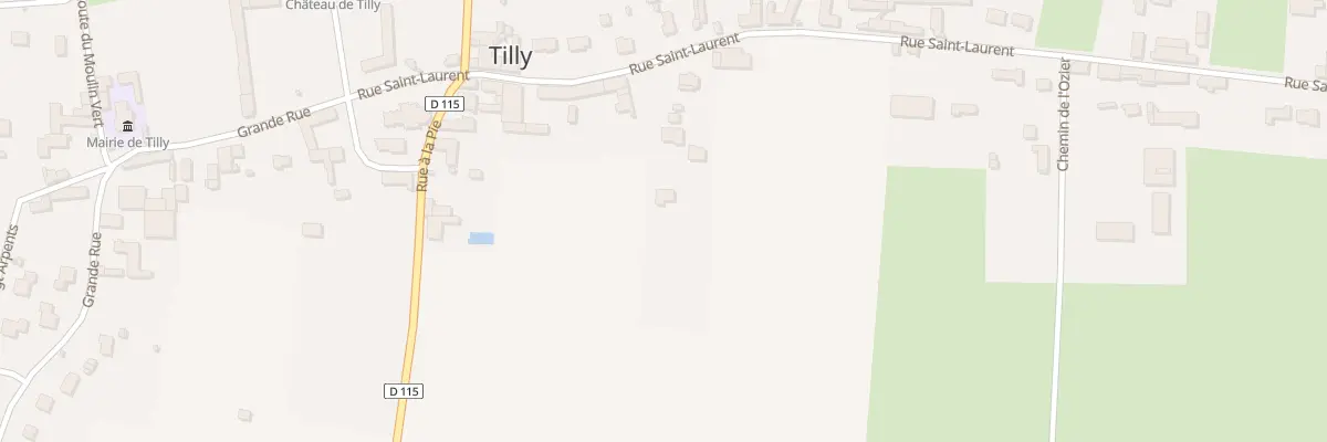 Plan du 6 Rue Saint Laurent à Tilly