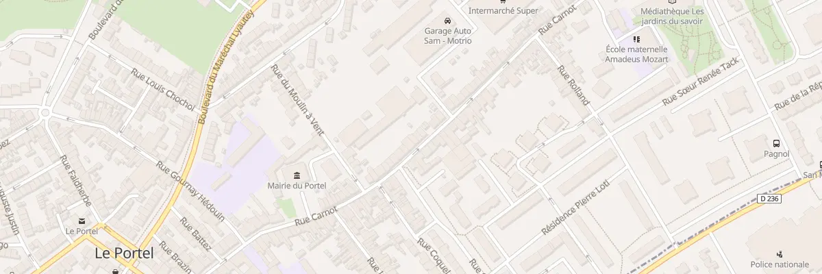 Plan du 99 Rue Carnot au Portel