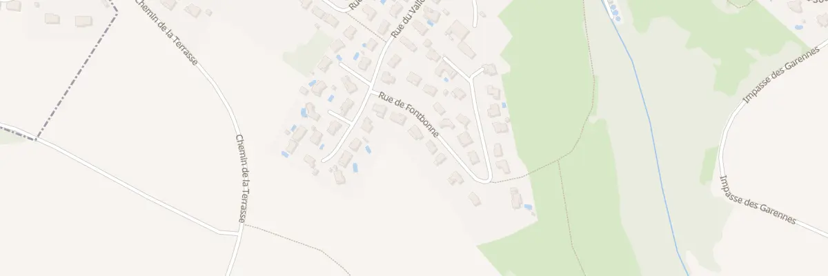 Plan du 6 Rue Fontbonne à Drémil-Lafage