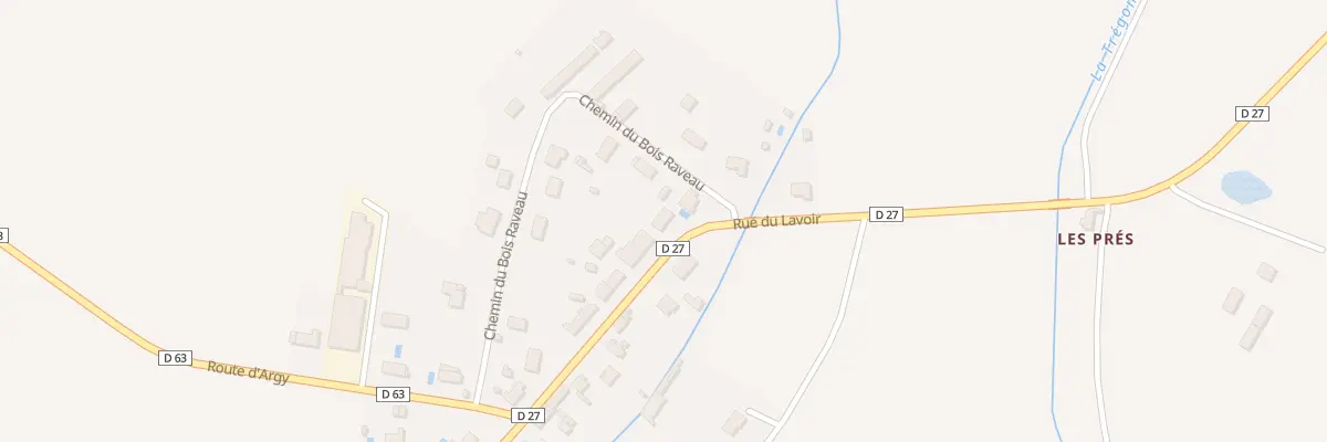 Plan du 44 Rue du Lavoir à Chezelles