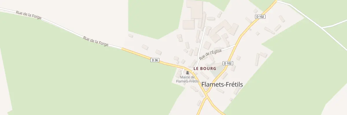 Plan du 6 Rue de la Forge à Flamets-Frétils