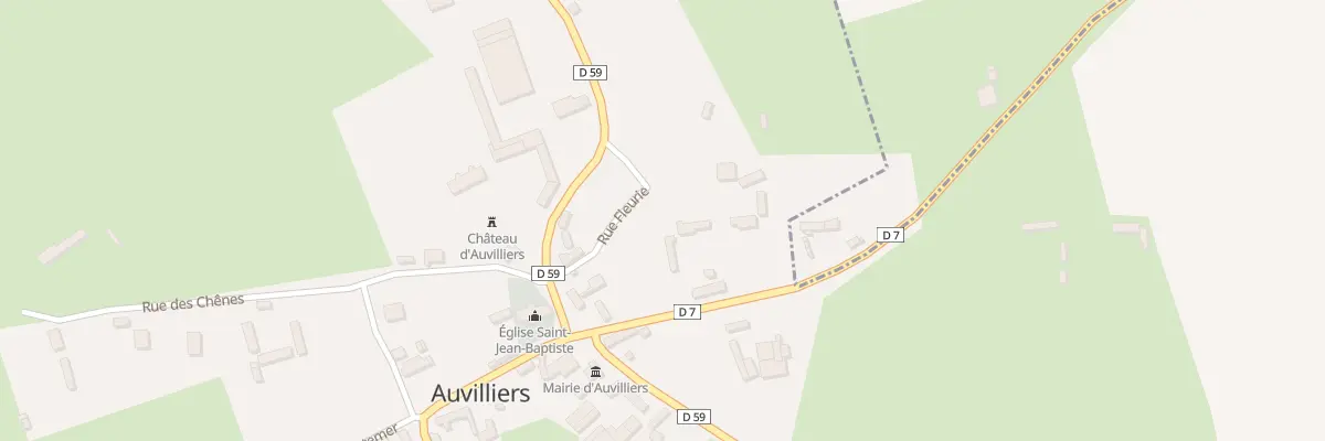 Plan du 5010 Le Bourg à Auvilliers