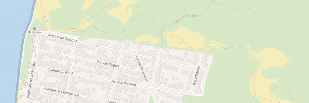 Plan du 55 Rue de Tourville à Merlimont