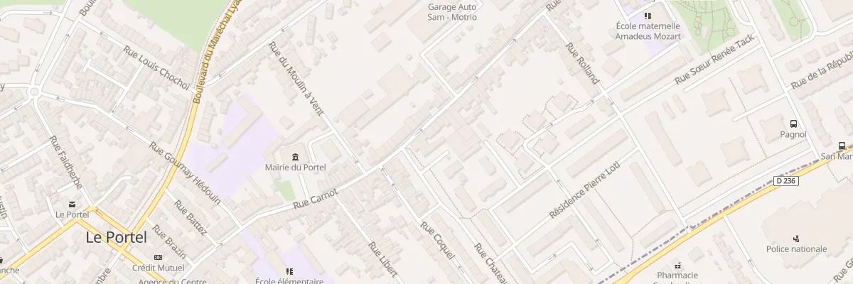 Plan du 98 Rue Carnot au Portel