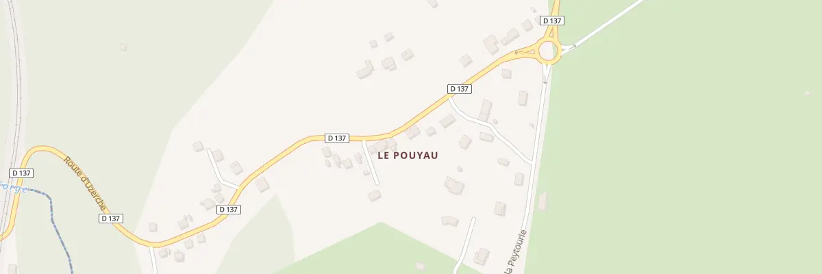 Plan du 2795 Rte d’Uzerche à Condat-sur-Ganaveix