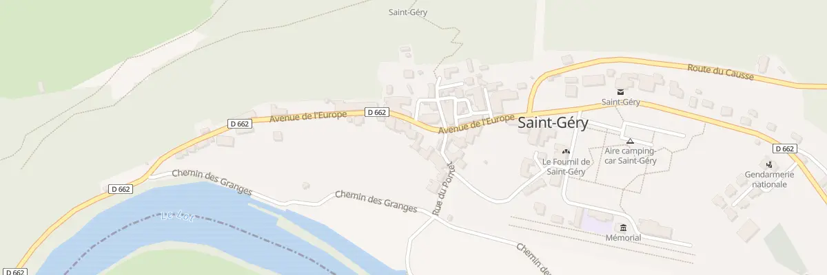 Plan du 1 Pl de l’église Saint-Didier à Saint Géry-Vers