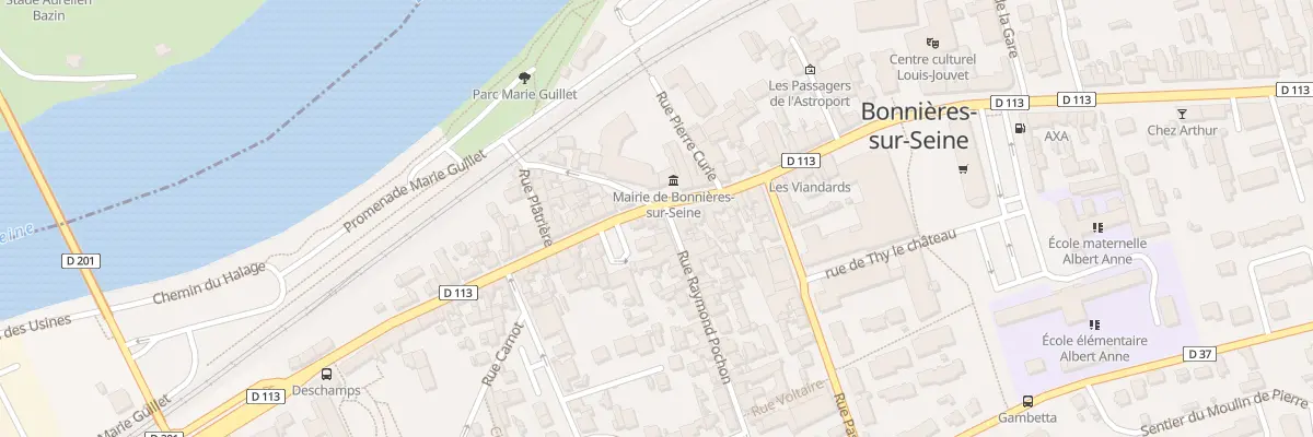 Plan du 1B Rue Marcel Sembat à Bonnières-sur-Seine