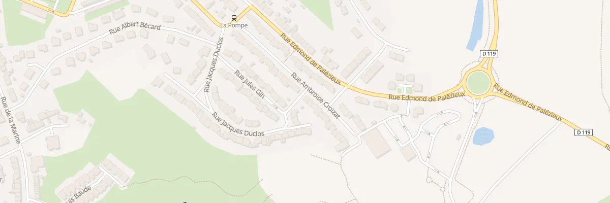 Plan du 28 Rue Ambroise Croizat à Équihen-Plage