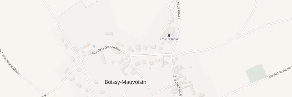 Plan du 7 Rue de la Grande Mare à Boissy-Mauvoisin