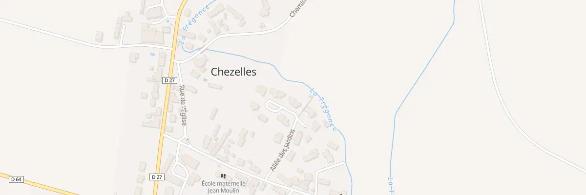 Plan du 6 All des Jardins à Chezelles