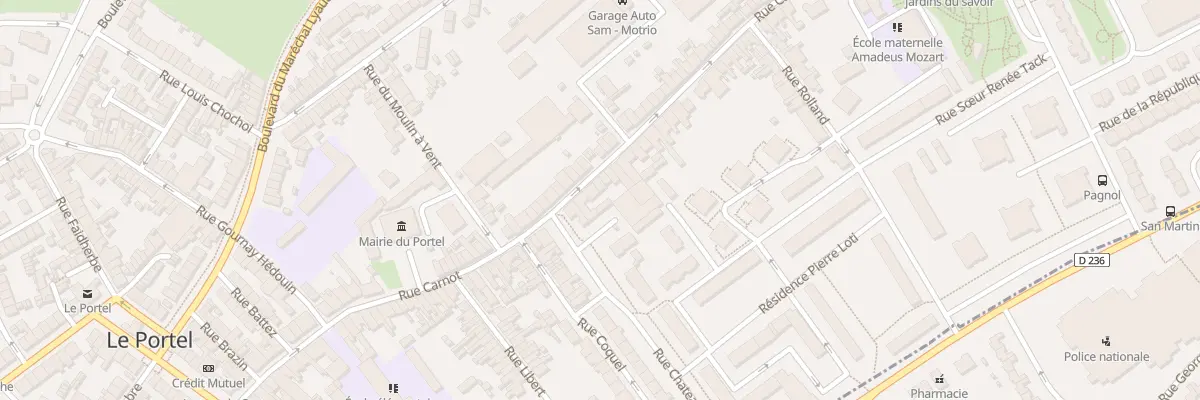 Plan du 100 Rue Carnot au Portel