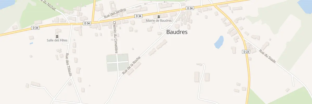 Plan du 15 Rue de la Roche à Baudres
