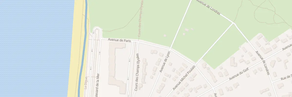 Plan du 997 Av de Paris à Cucq