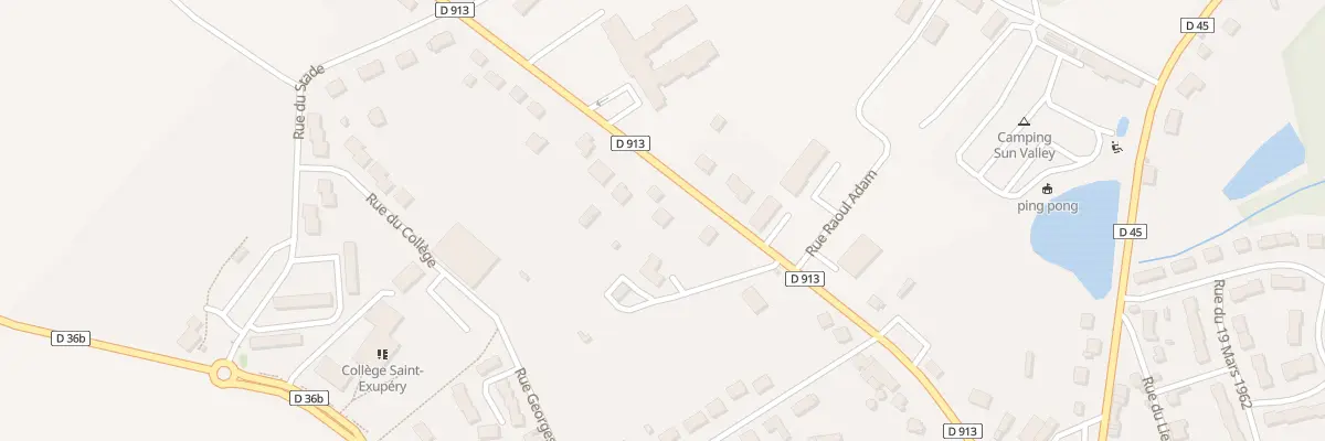 Plan du 25 Rue Jean Jaurès à Éguzon-Chantôme