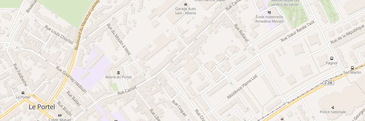 Plan du 104 Rue Carnot au Portel