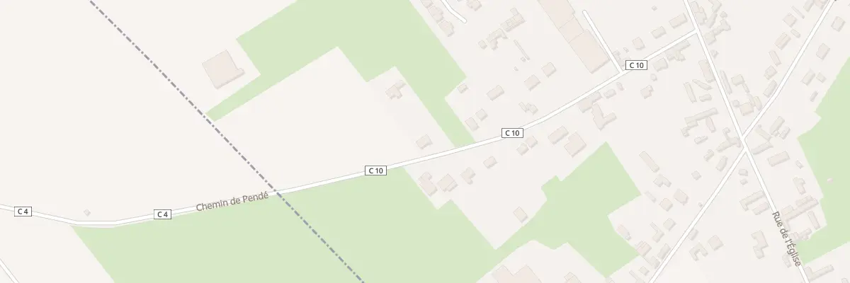 Plan du 20 Rue de Lanchères à Pendé