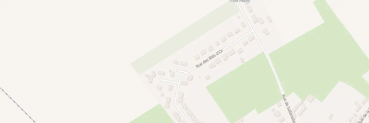 Plan du 1 Res de l’Avenir à Pendé