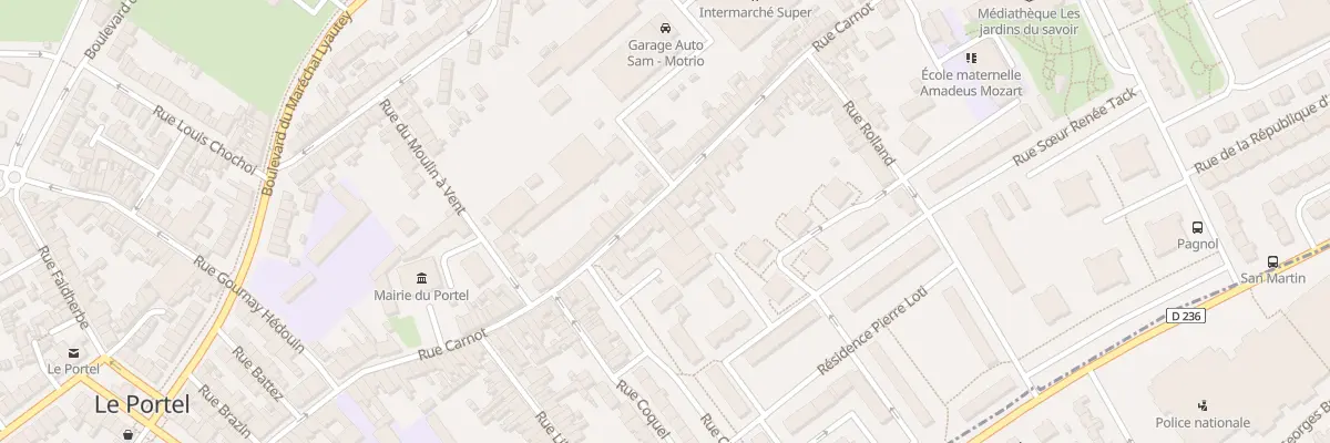 Plan du 108 Rue Carnot au Portel