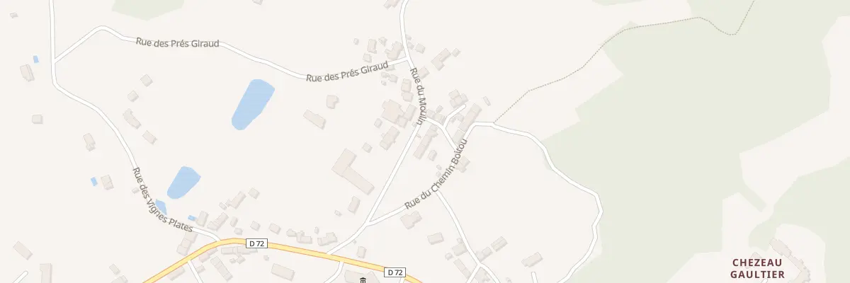 Plan du 5083 Chamorin à Baraize