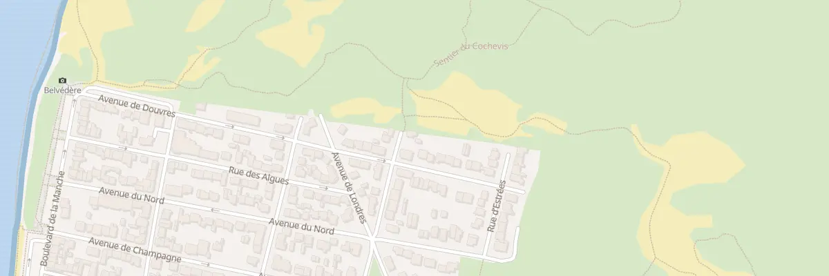 Plan du 68 Rue de Tourville à Merlimont