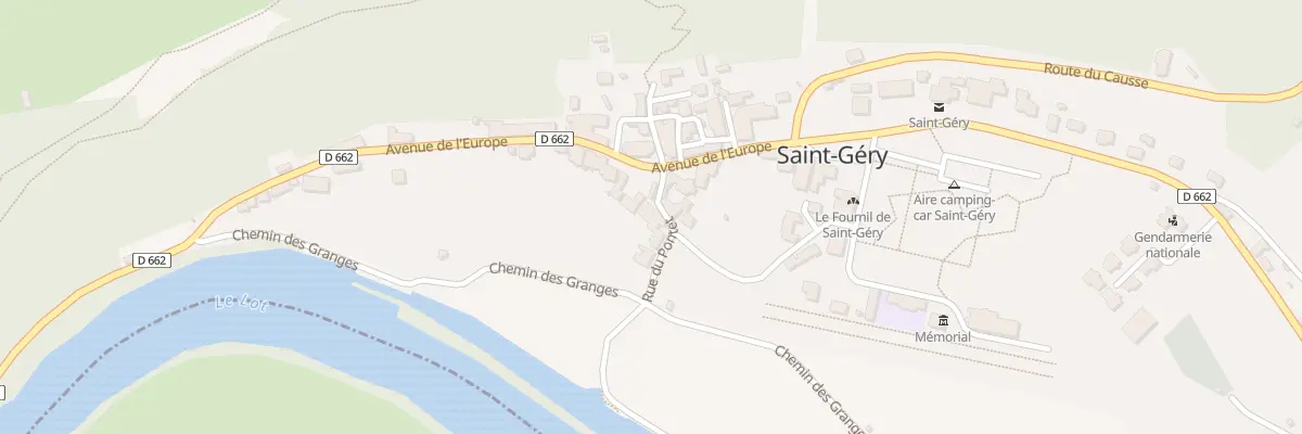 Plan du 5022 Le Bourg Saint Gery à Saint Géry-Vers