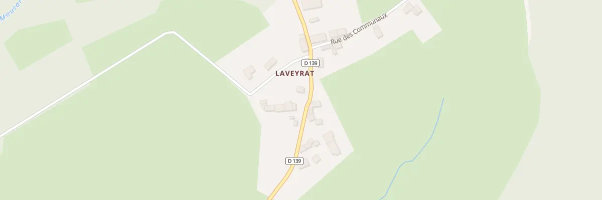 Plan du 5020 Laveyrat à Champnétery