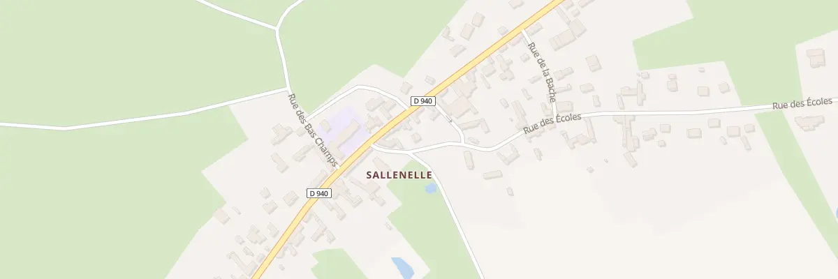 Plan du 1 Rue des Ecoles à Pendé