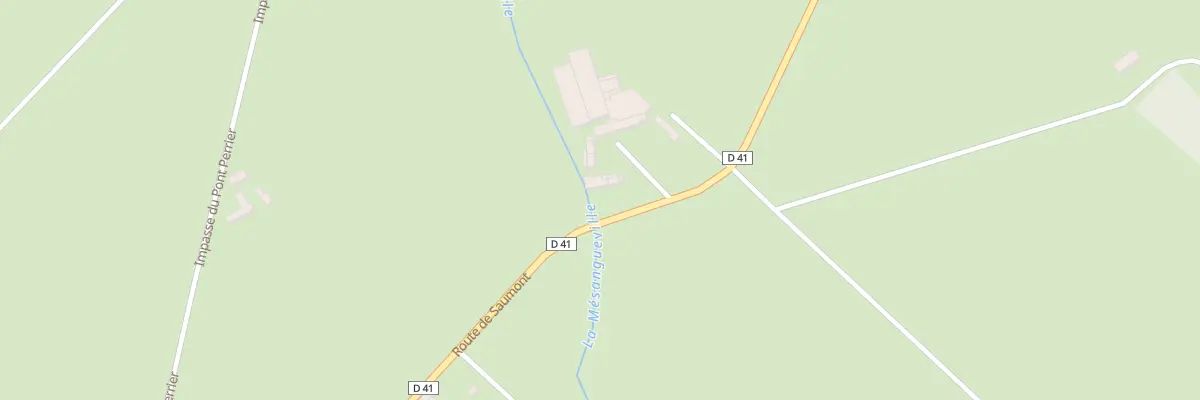 Plan du 817 Rte de Saumont La Poterie à Mésangueville
