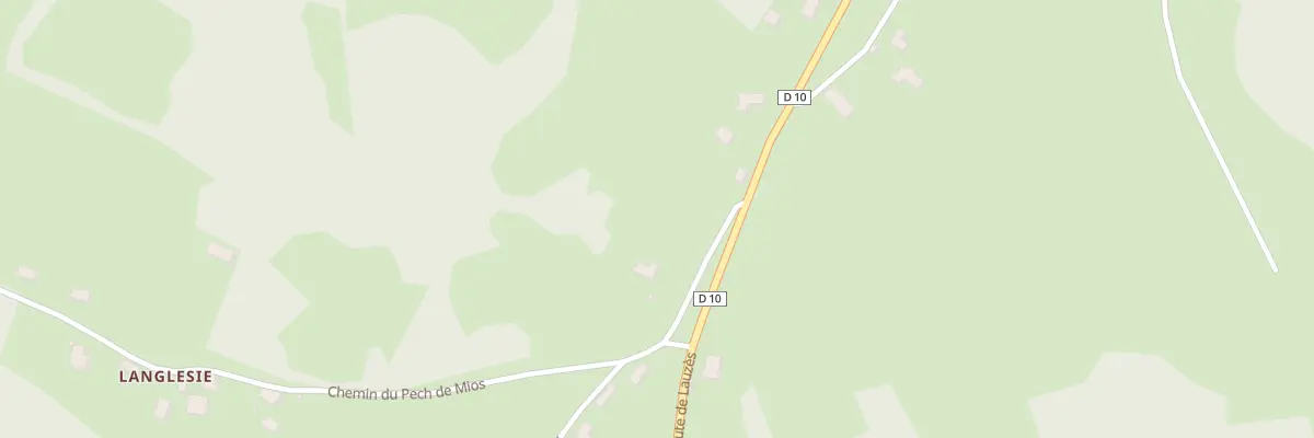 Plan du 5810F Cantagril aux Pechs du Vers