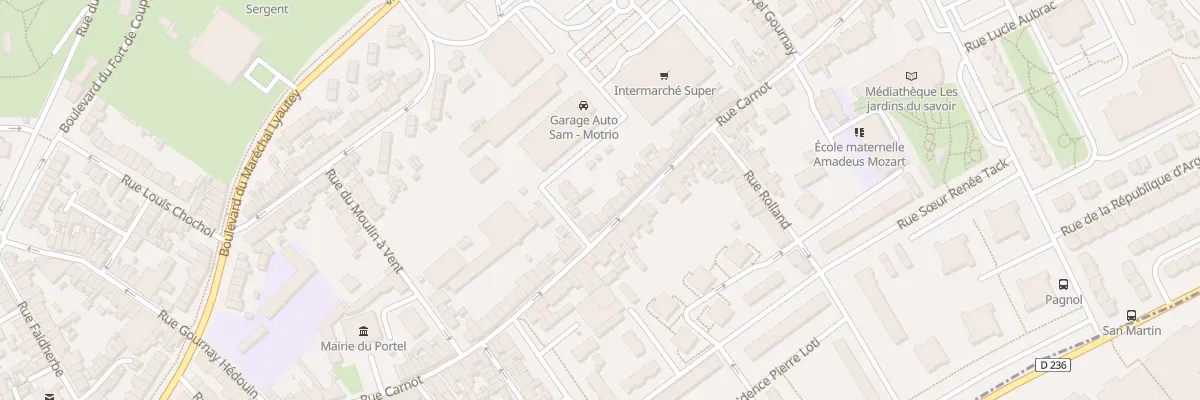 Plan du 123 Rue Carnot au Portel