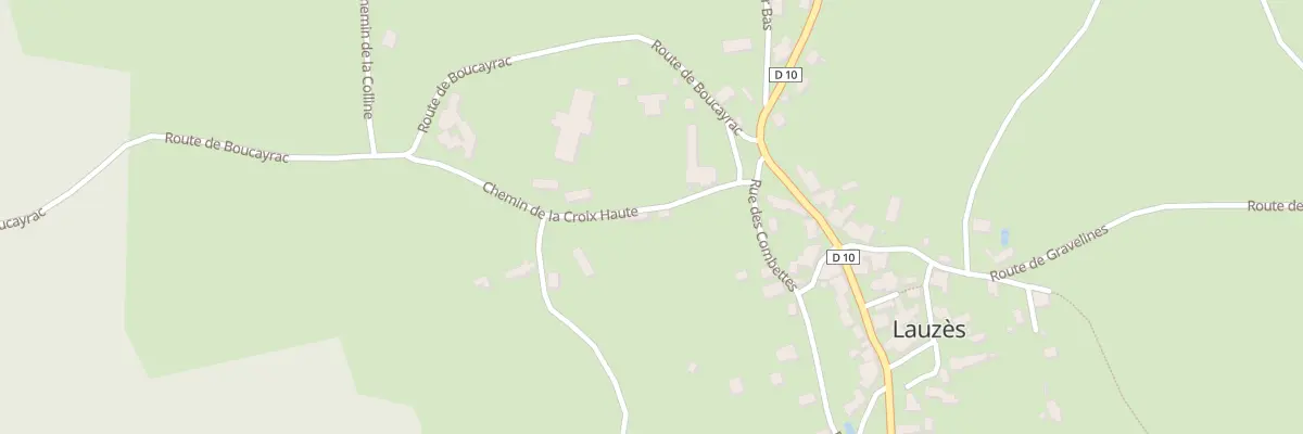 Plan du 5049A Les Combettes à Lauzès