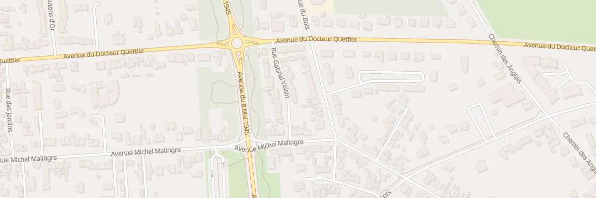 Plan du 2 Rue Gabriel Voisin à Berck