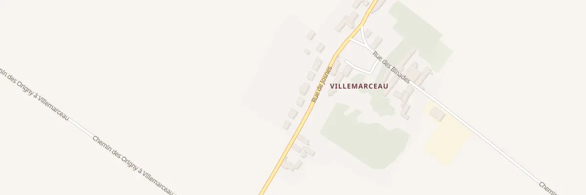 Plan du 18 Rue de Josnes à Villorceau