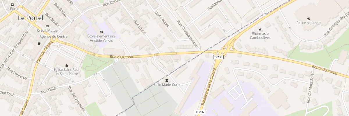 Plan du 36 Rue d’Outreau au Portel