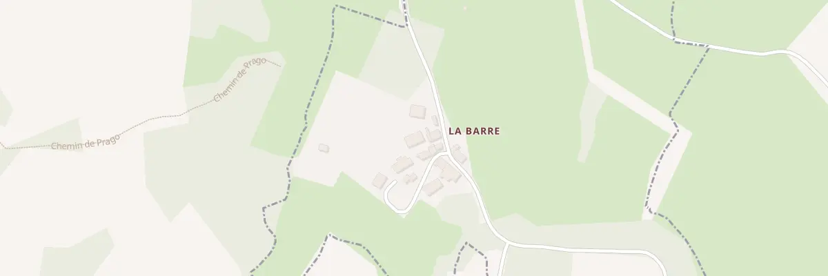 Plan du 5162 La Barre à Chamborand