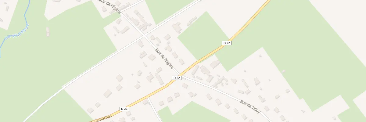 Plan du 2 Rue de l’Eglise à Tilloy-Floriville