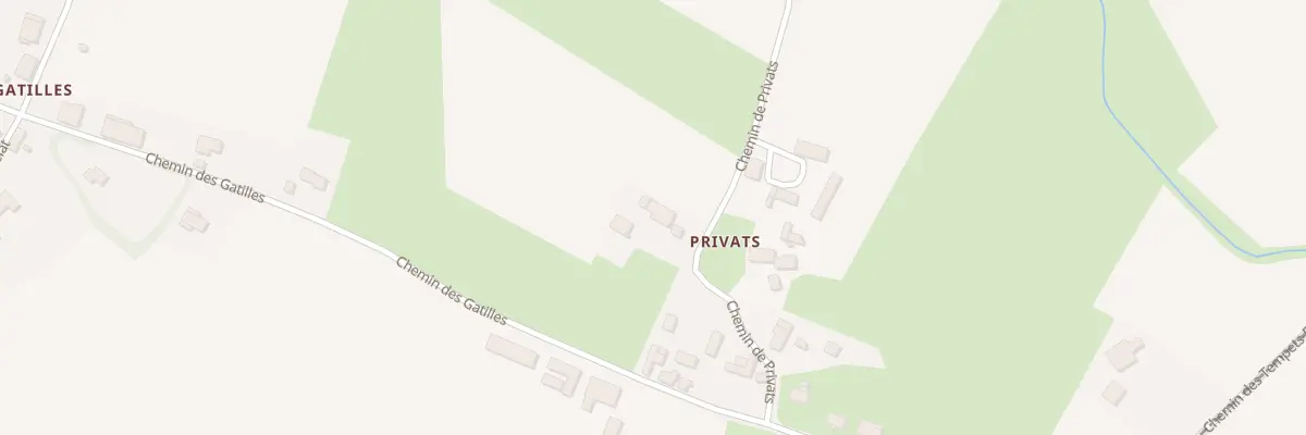 Plan du 850 Che des Privats à Nègrepelisse