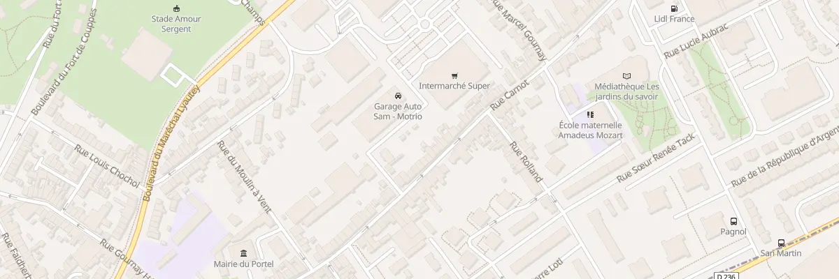 Plan du 133 Rue Carnot au Portel