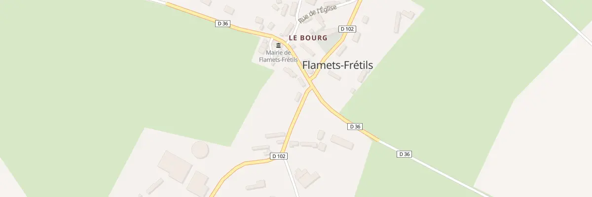 Plan du 5073 Le Bourg à Flamets-Frétils