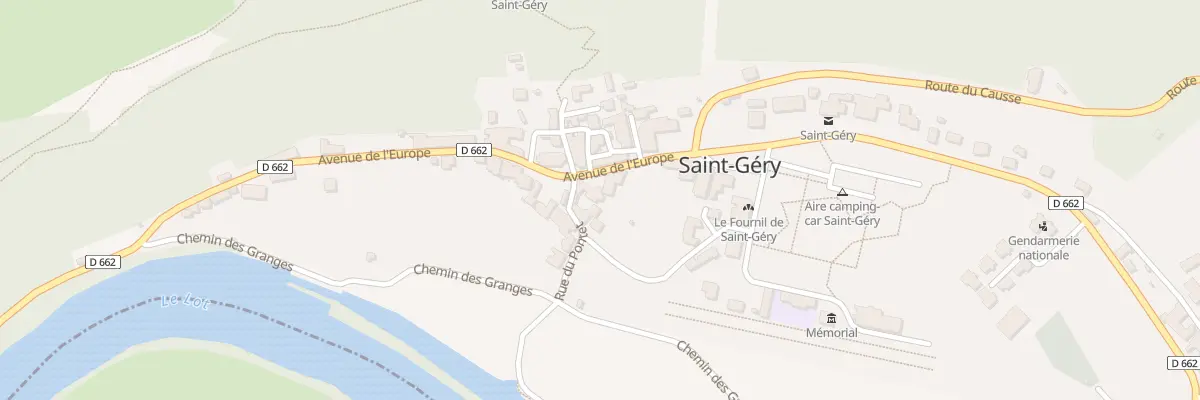 Plan du 5016 Le Bourg Saint Gery à Saint Géry-Vers