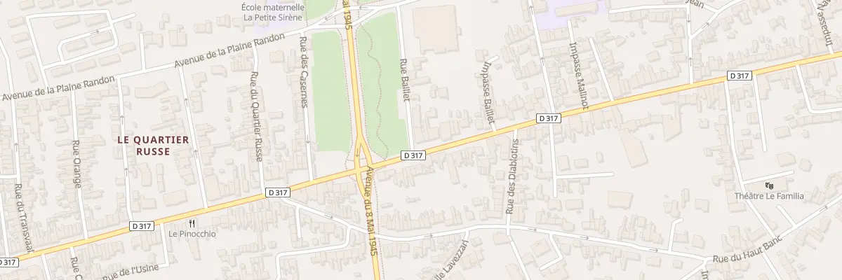 Plan du 235 Rue de l’Impératrice à Berck