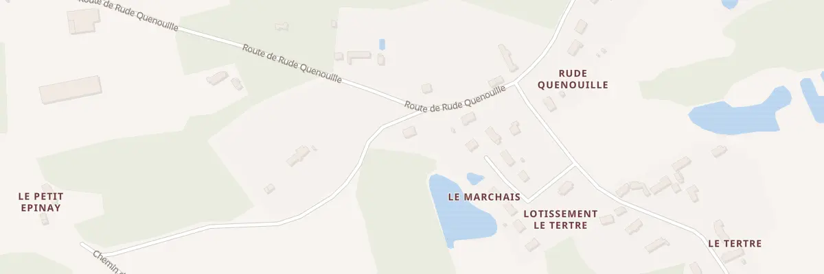 Plan du Tertre à Thoury