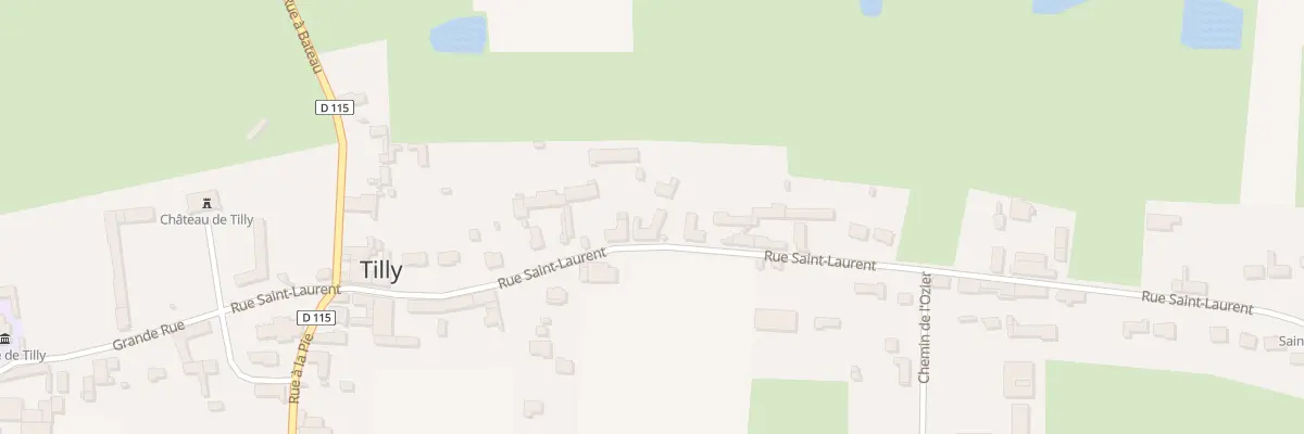 Plan du 19 Rue Saint Laurent à Tilly