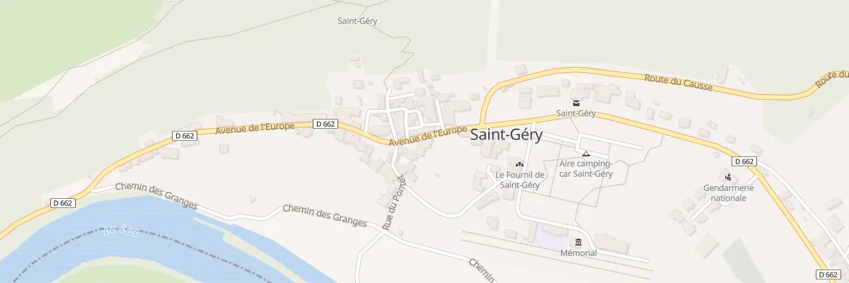 Plan du 5015 Le Bourg Saint Gery à Saint Géry-Vers