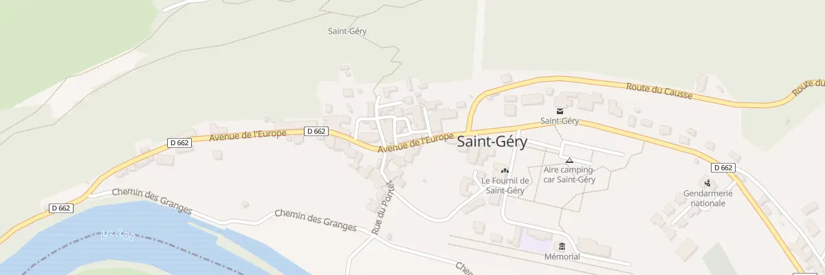 Plan du 684 Av de l’Europe à Saint Géry-Vers